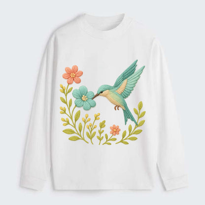 Mint Bee-Eater - Classic Long Sleeve Shirt - White