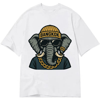 Bangkok Elephant - Classic T-shirt - White
