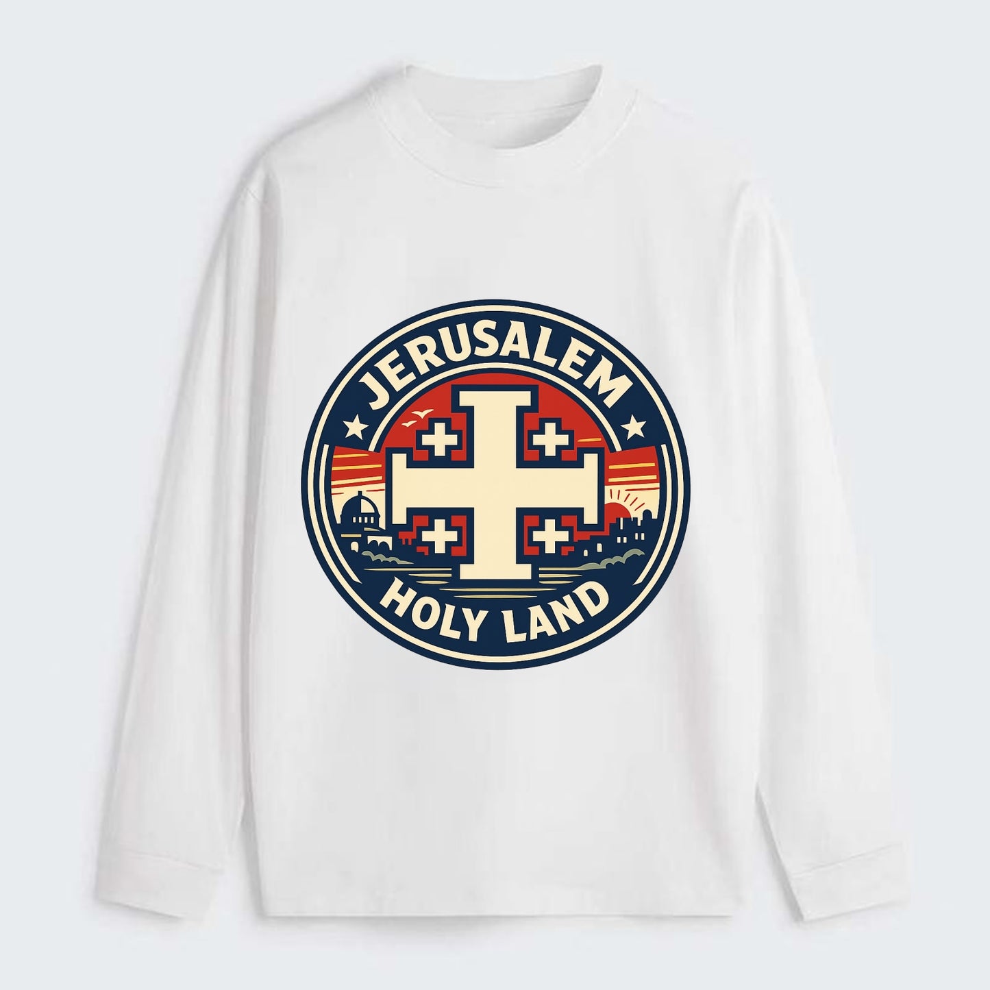 Heritage of the Cross - Classic Long Sleeve Shirt - White