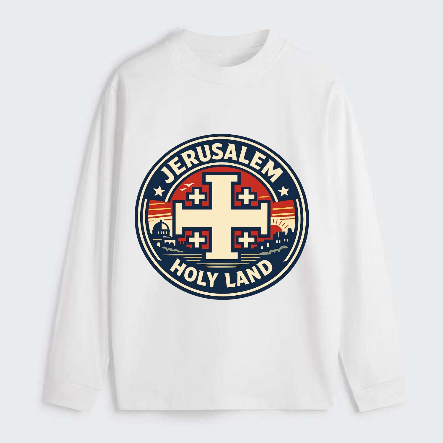Heritage of the Cross - Classic Long Sleeve Shirt - White