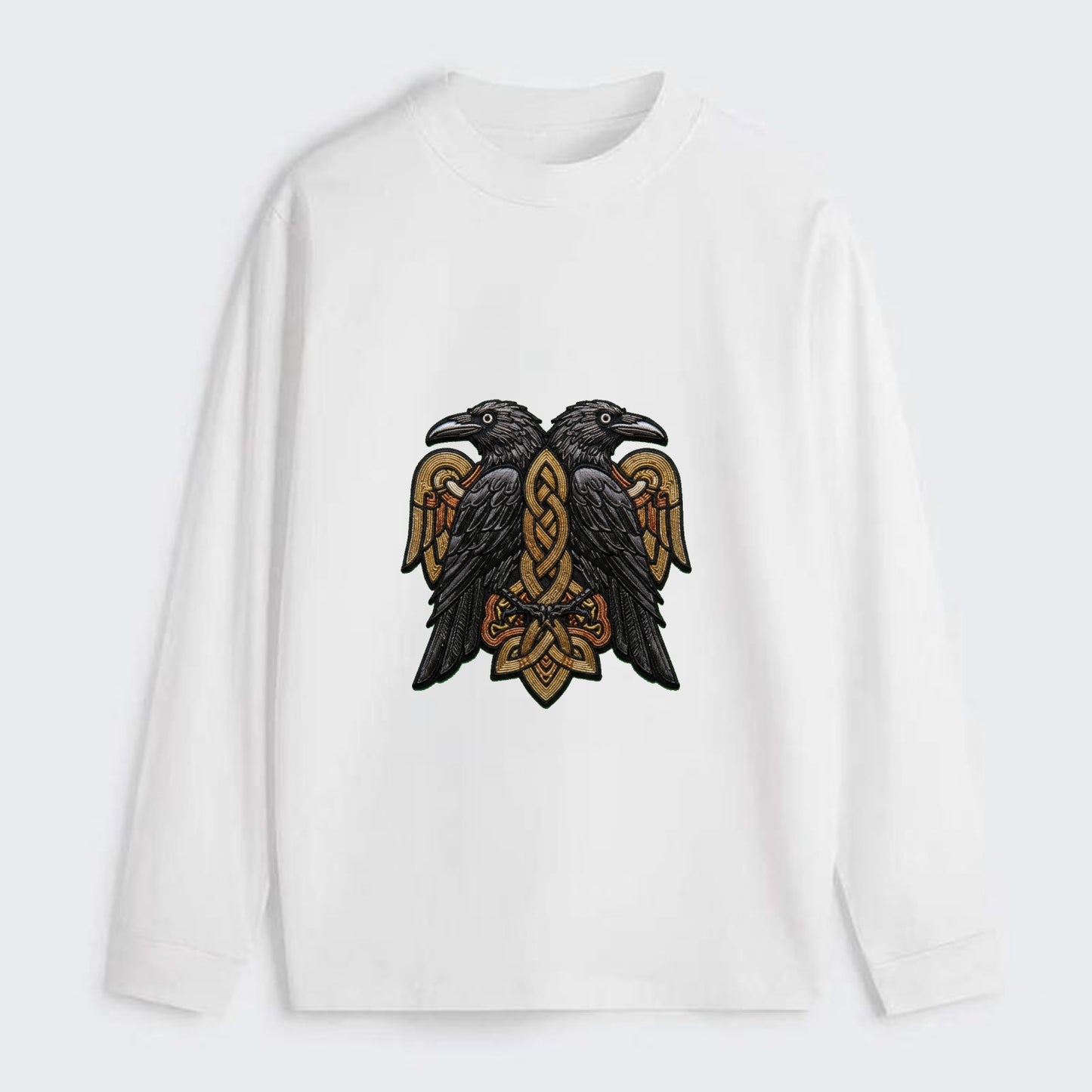 Odin's Ravens - Classic Long Sleeve Shirt - White