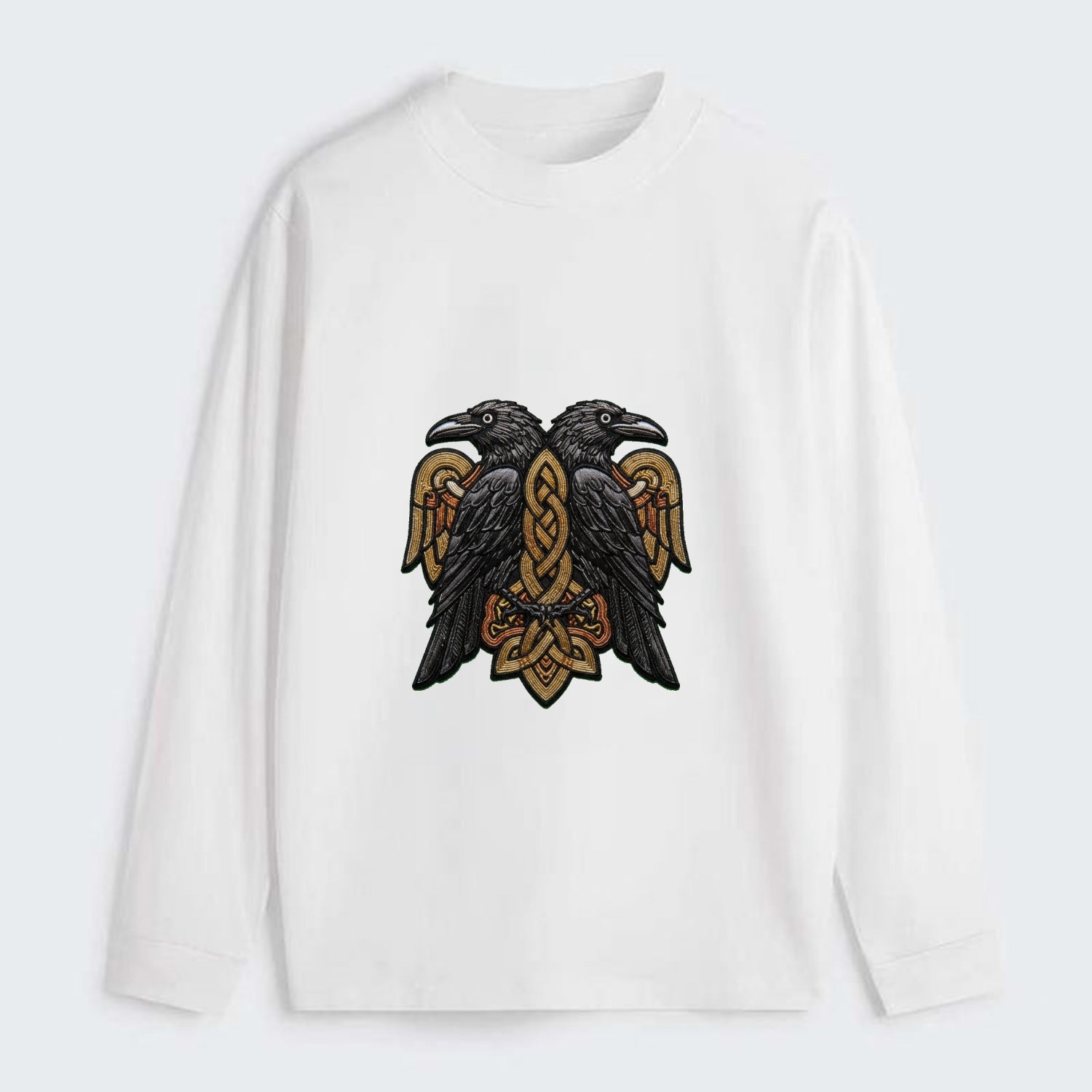 Odin's Ravens - Classic Long Sleeve Shirt - White