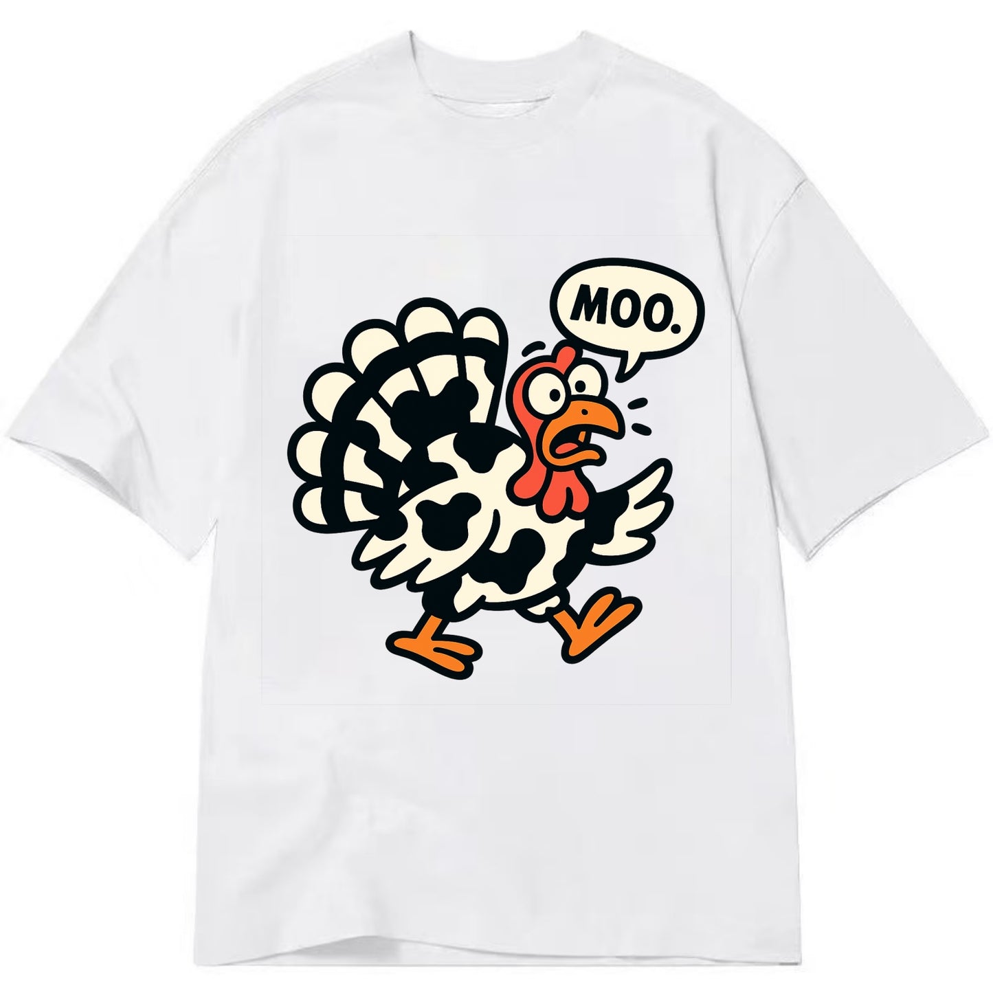 Mooing Turkey - Classic T-shirt - White