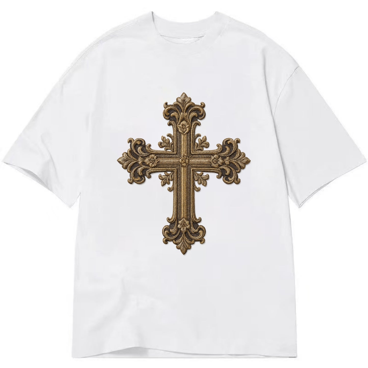 Victorian Cross  - Classic T-shirt - White
