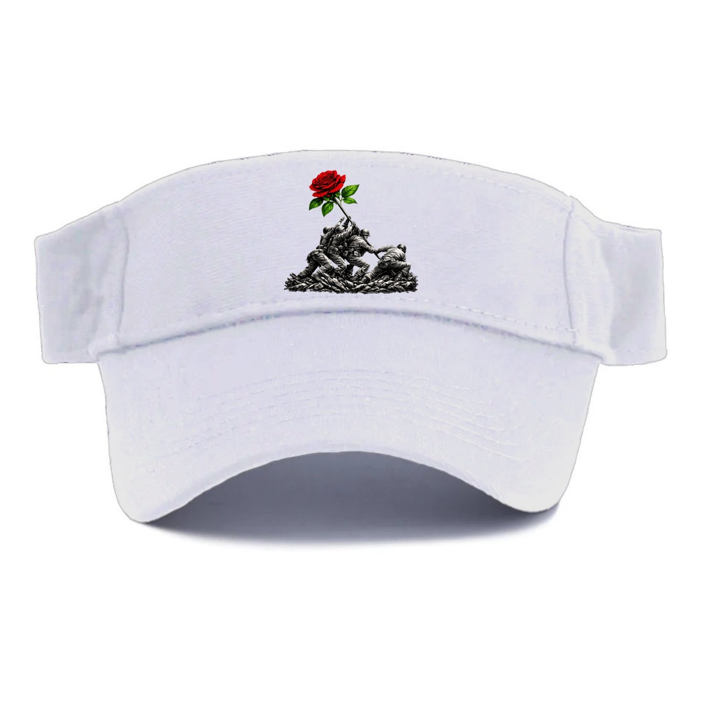 Iwo Jima Rose - Visor - White