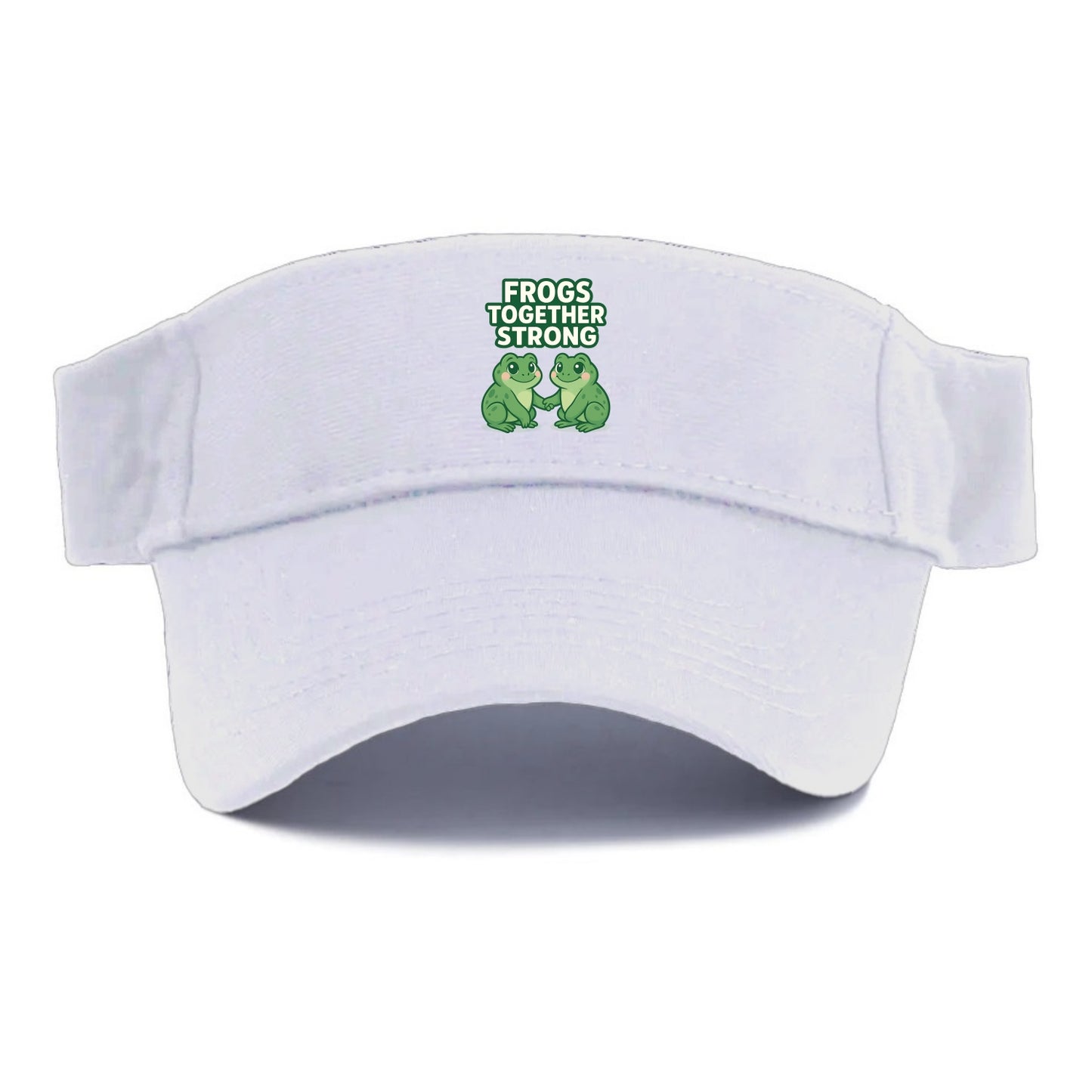 Frogs Together Strong 2 - Visor - White