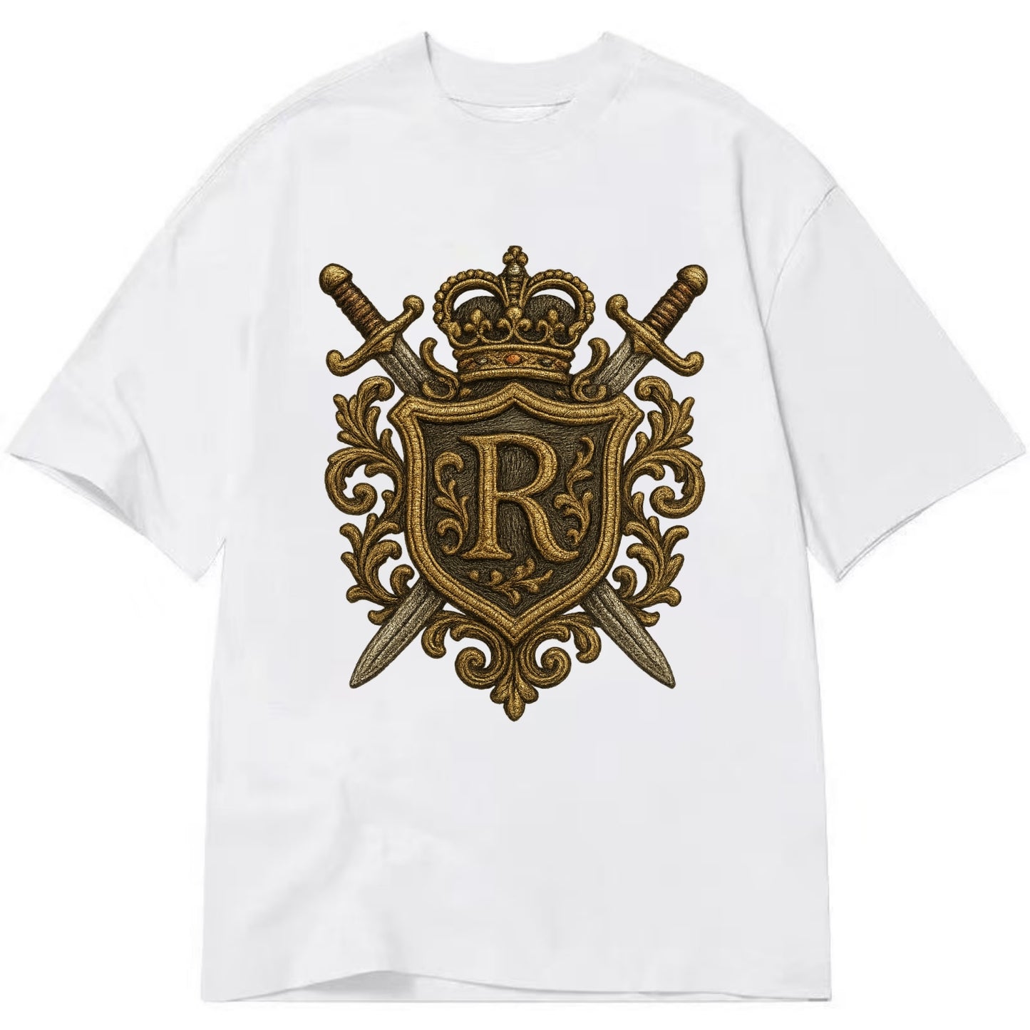 Royal Crest  - Classic T-shirt - White