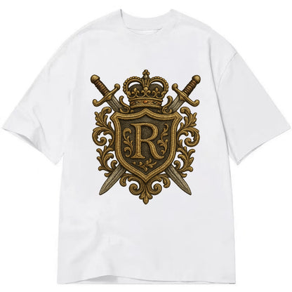 Royal Crest  - Classic T-shirt - White