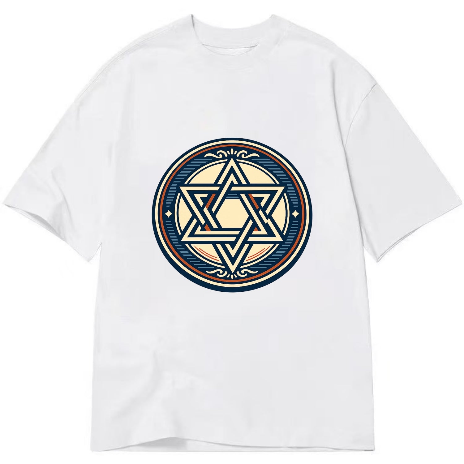 Celestial Unity Emblem - Classic T-shirt - White