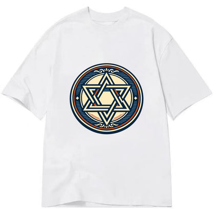 Celestial Unity Emblem - Classic T-shirt - White