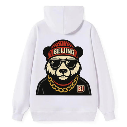 Beijing Panda - Classic Pullover Hoodie - White