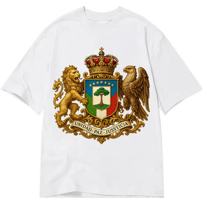 Equatorial Guinea Silk Cotton Tree Emblem - Classic T-shirt - White