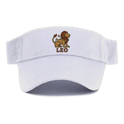 Leo Lion  - Visor - White