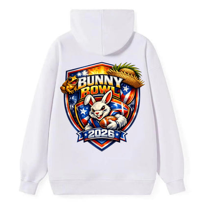 Bunny Bowl 2026 - Classic Pullover Hoodie - White