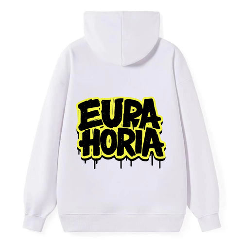 Bold typography design - EUPHORIA - intense happiness, ecstasy - Classic Pullover Hoodie