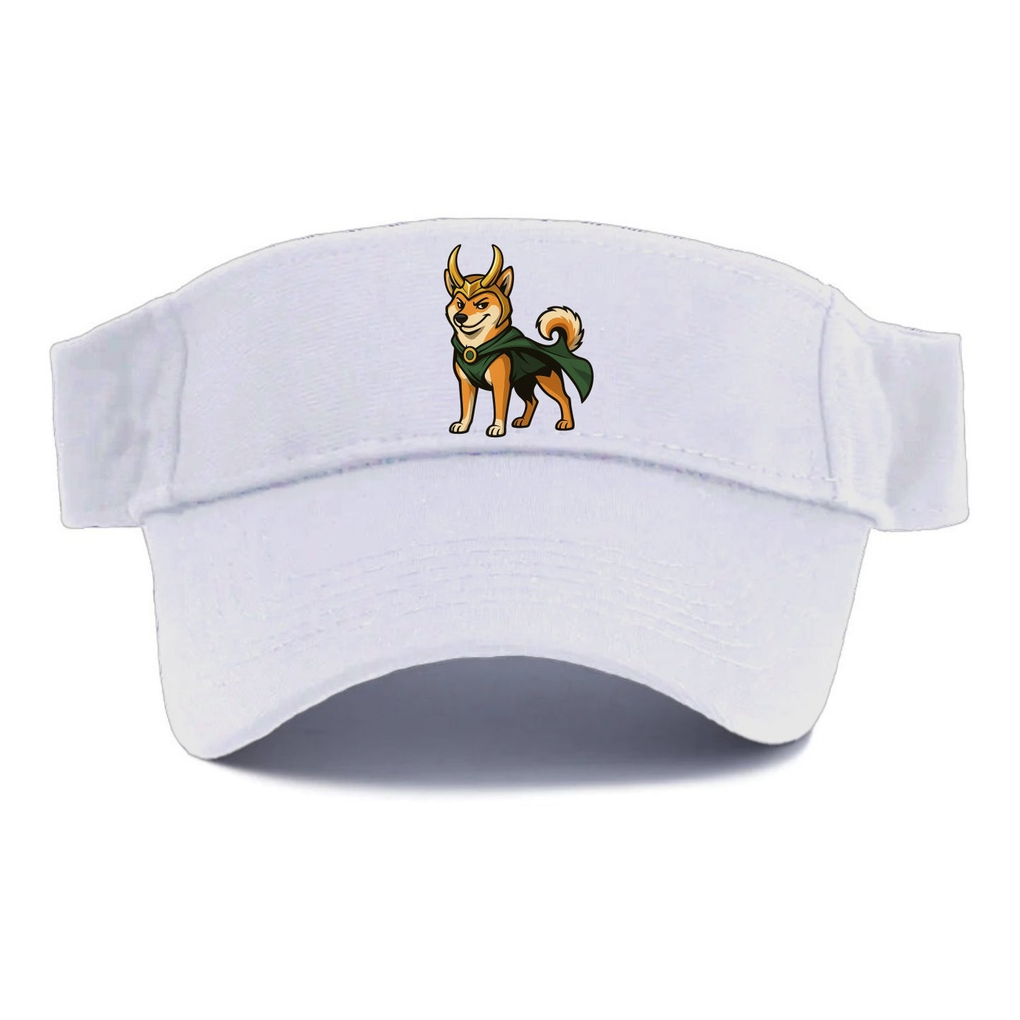 Shiba Inu Loki  - Visor - White