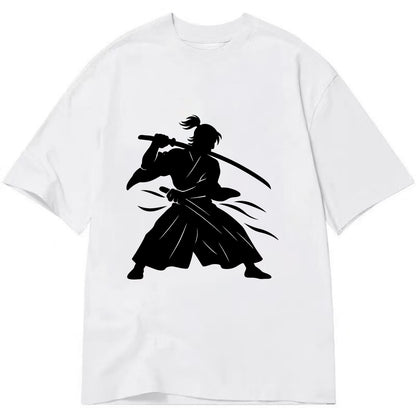 Japanese samurai sword draw - Classic T-shirt - White