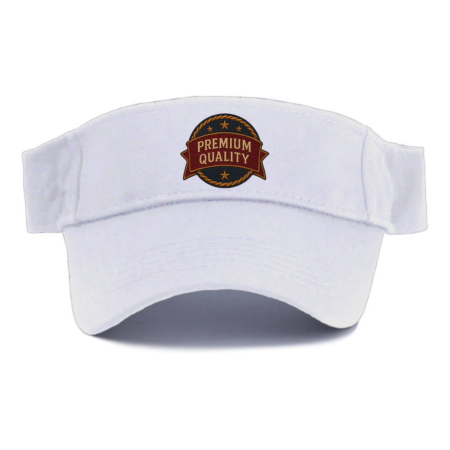Premium Quality Badge  - Visor - White