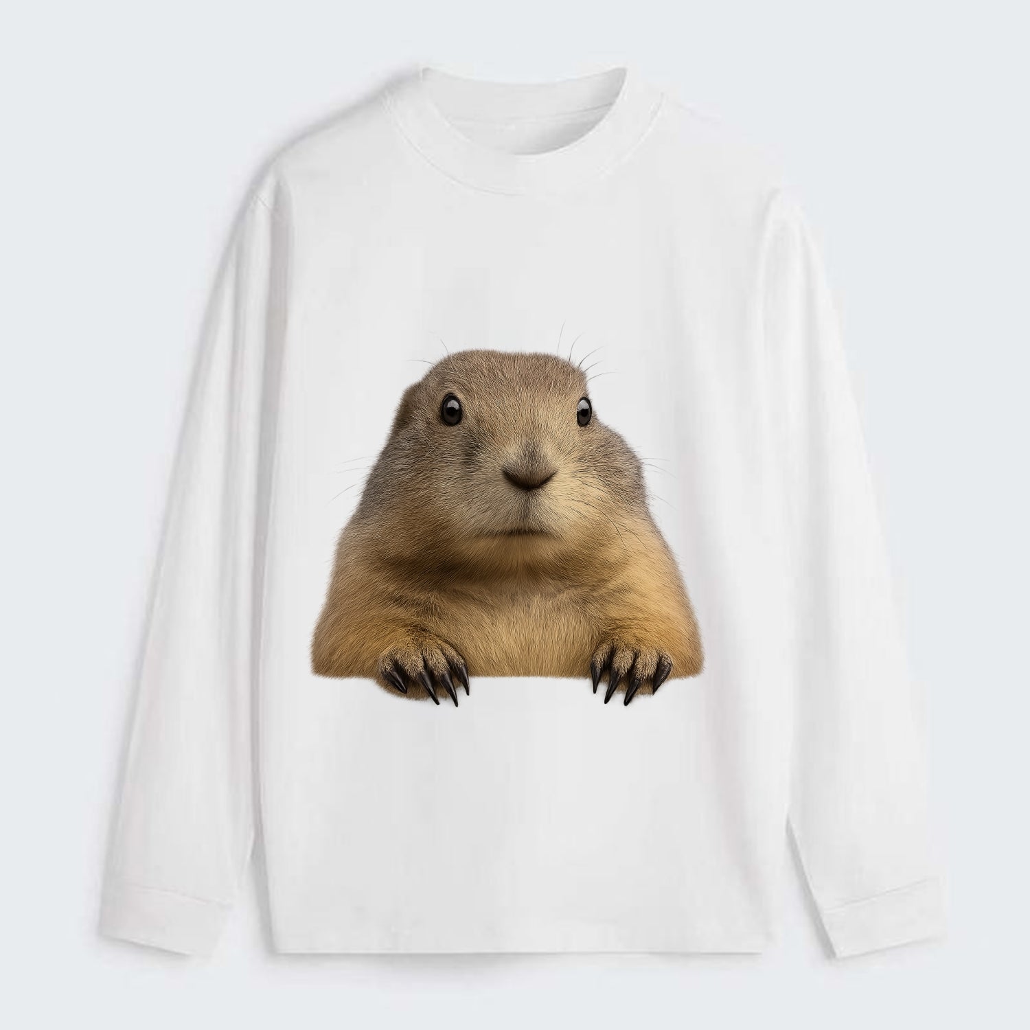 Prairie Dog  - Classic Long Sleeve Shirt - White