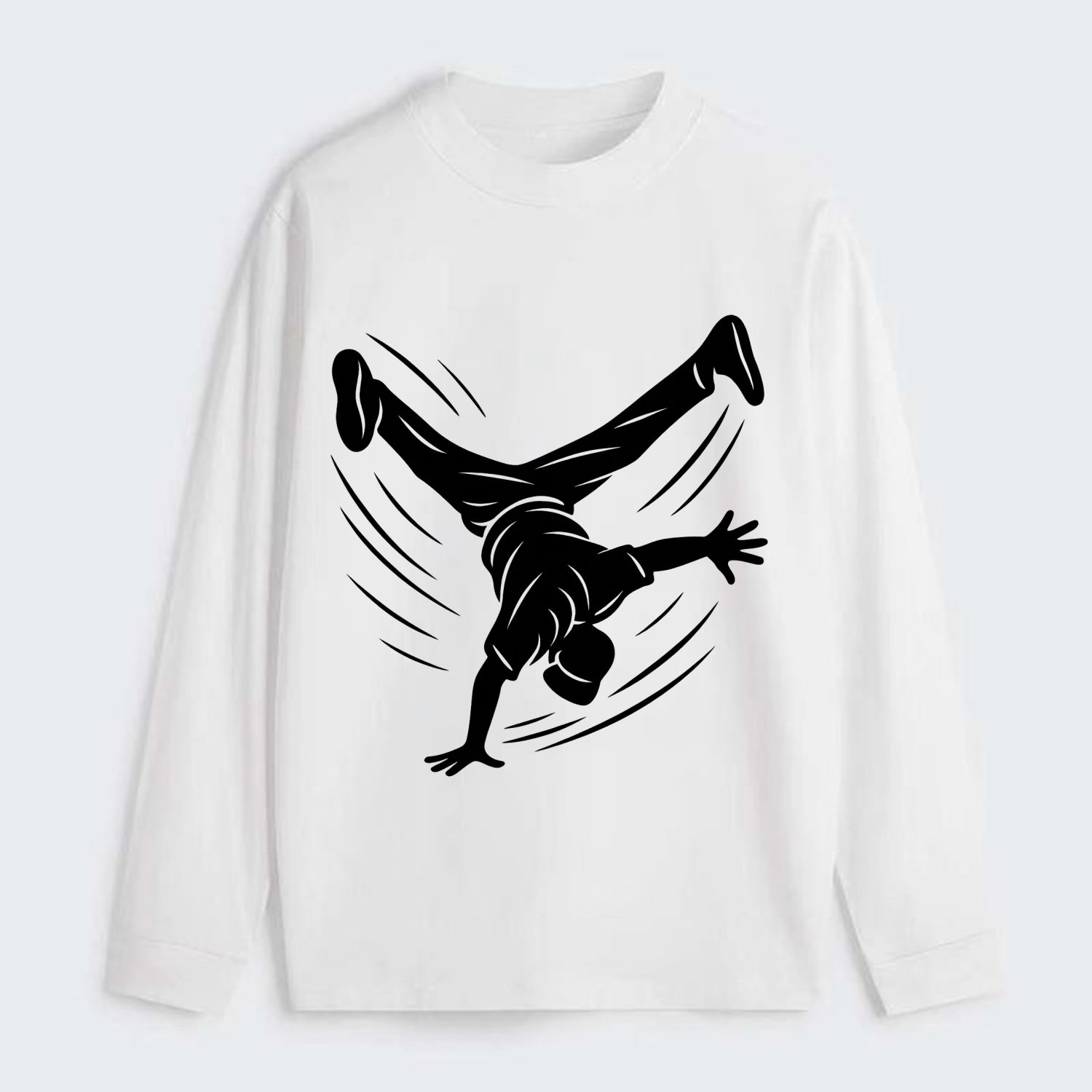 Breakdancer windmill move - Classic Long Sleeve Shirt - White