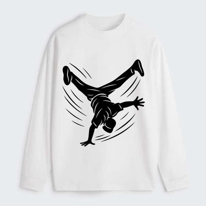Breakdancer windmill move - Classic Long Sleeve Shirt - White