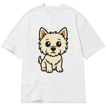 West Highland White Terrier - Alert standing pose - Classic T-shirt - White