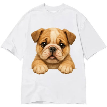 Bulldog  - Classic T-shirt - White