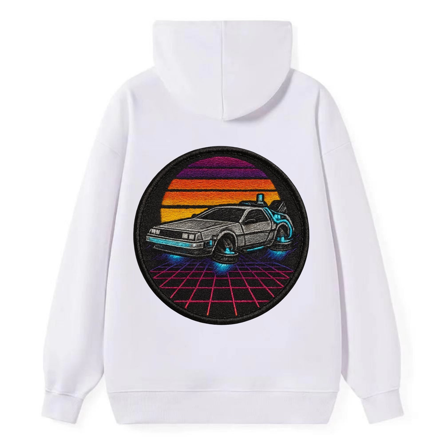 Retro Future - Classic Pullover Hoodie - White