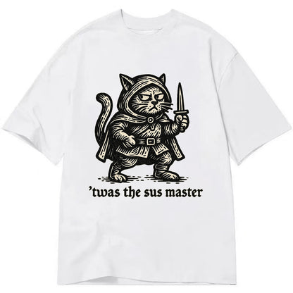 Sus Imposter Cat Spy  - Classic T-shirt - White
