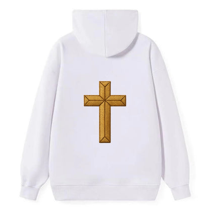 Rock Cross  - Classic Pullover Hoodie - White