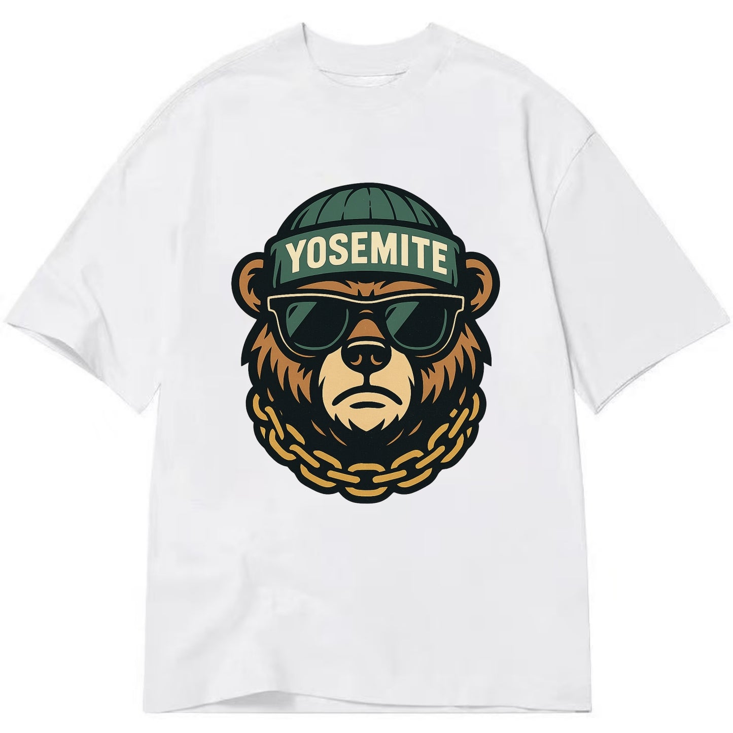 Yosemite Bear - Classic T-shirt - White
