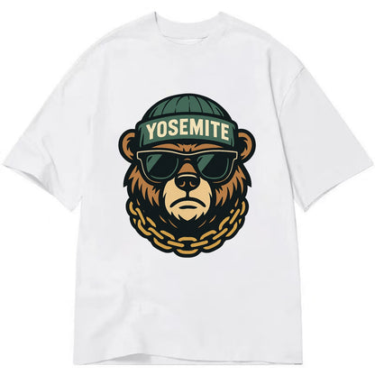 Yosemite Bear - Classic T-shirt - White