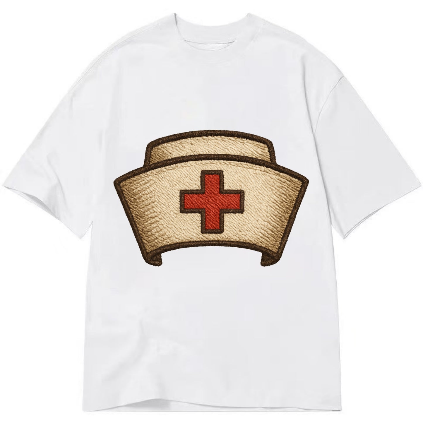 Nurse Cap  - Classic T-shirt - White