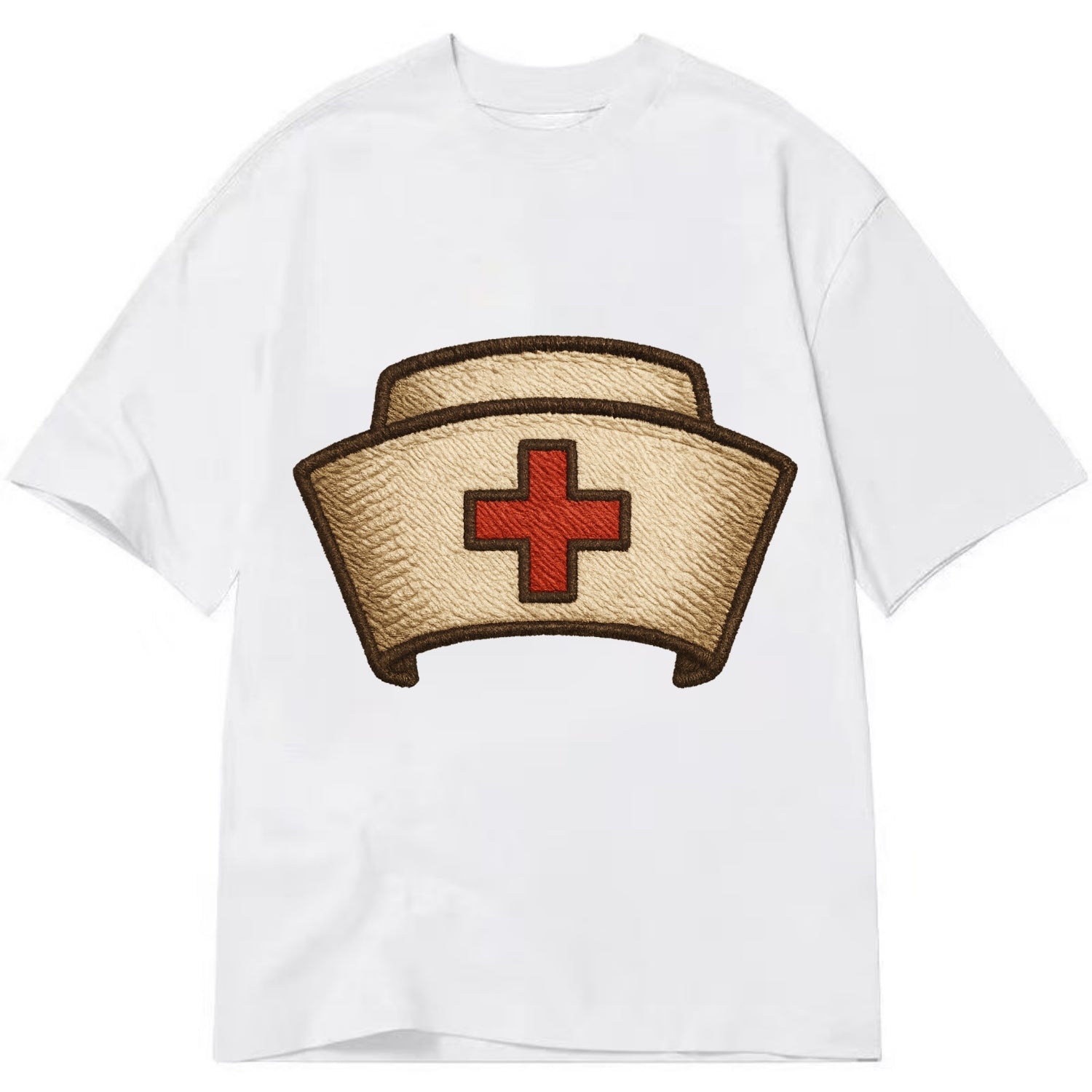 Nurse Cap  - Classic T-shirt - White