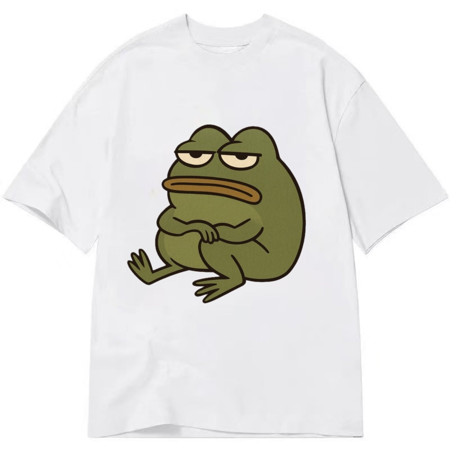 The Frog Judges Silently - Classic T-shirt - White