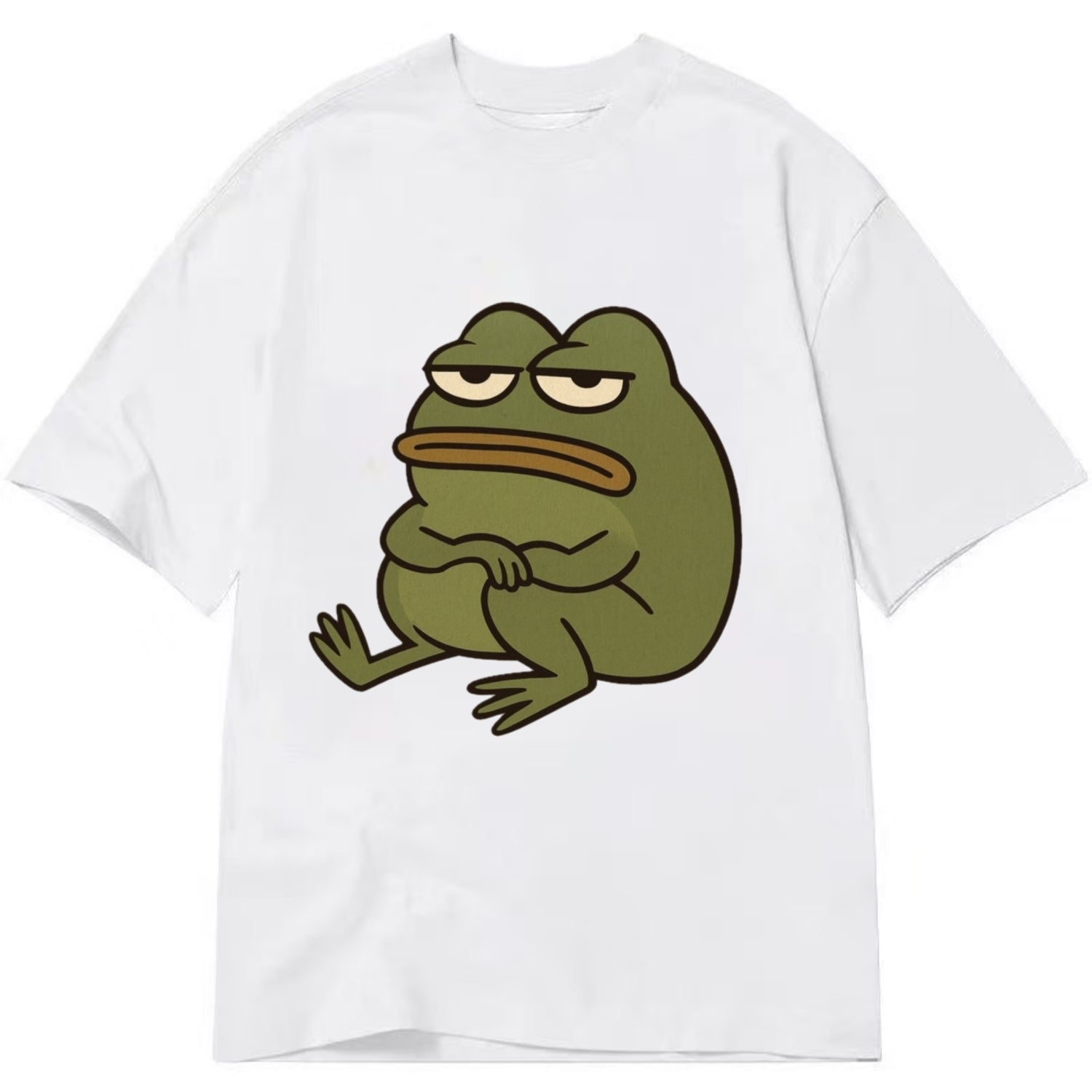 The Frog Judges Silently - Classic T-shirt - White