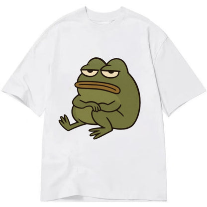 The Frog Judges Silently - Classic T-shirt - White