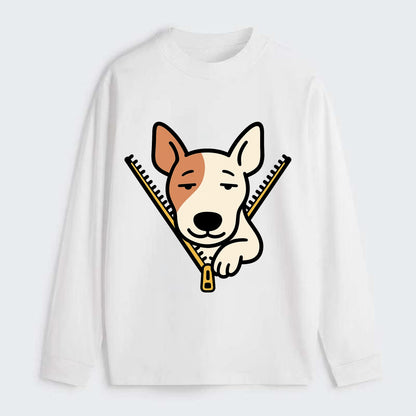 Bull Terrier - Classic Long Sleeve Shirt - White