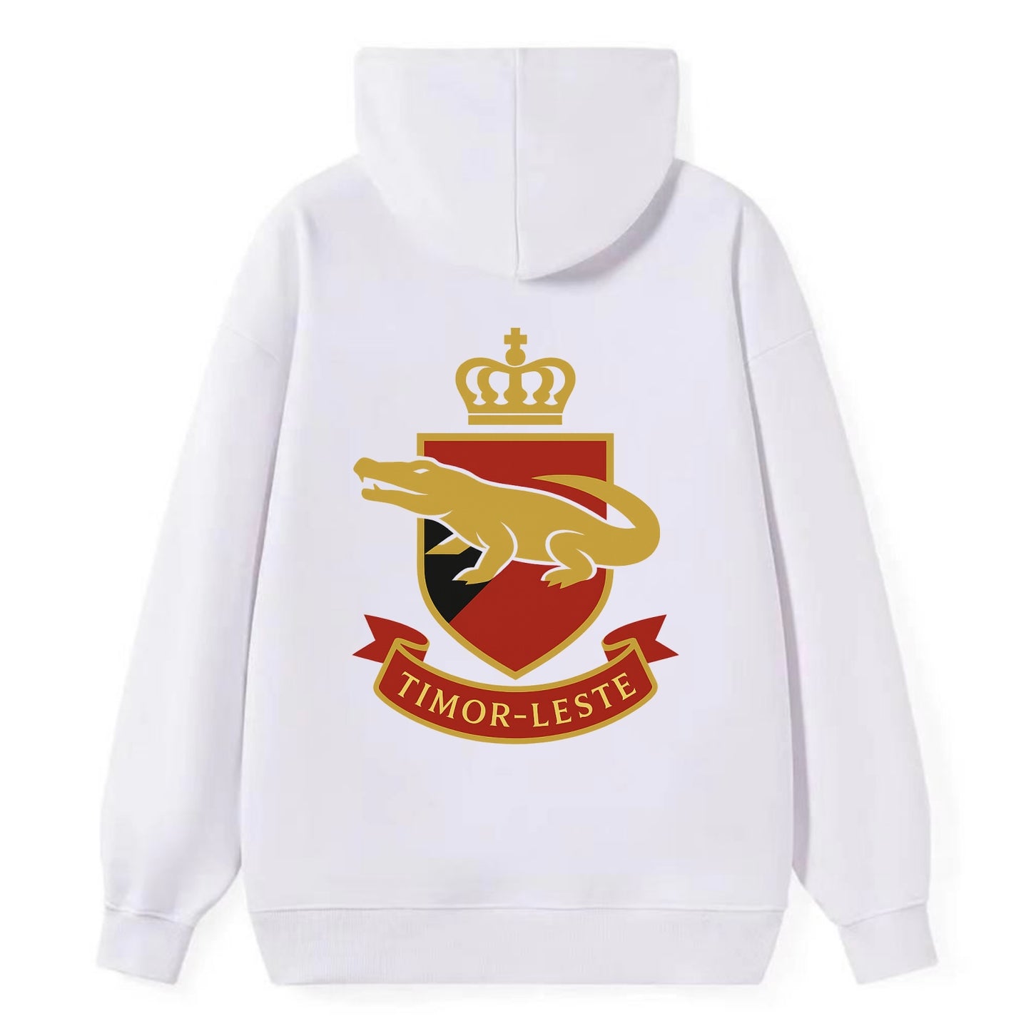 Timor-Leste Royal Logo  - Classic Pullover Hoodie - White