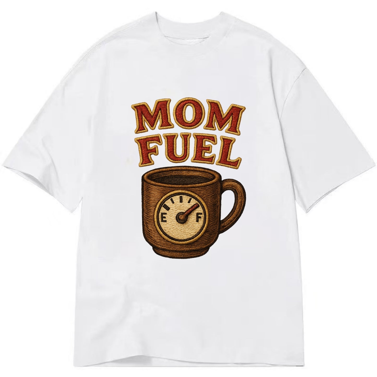 Mom Fuel  - Classic T-shirt - White