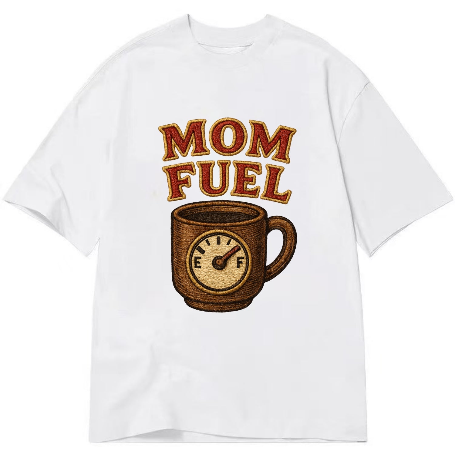 Mom Fuel  - Classic T-shirt - White