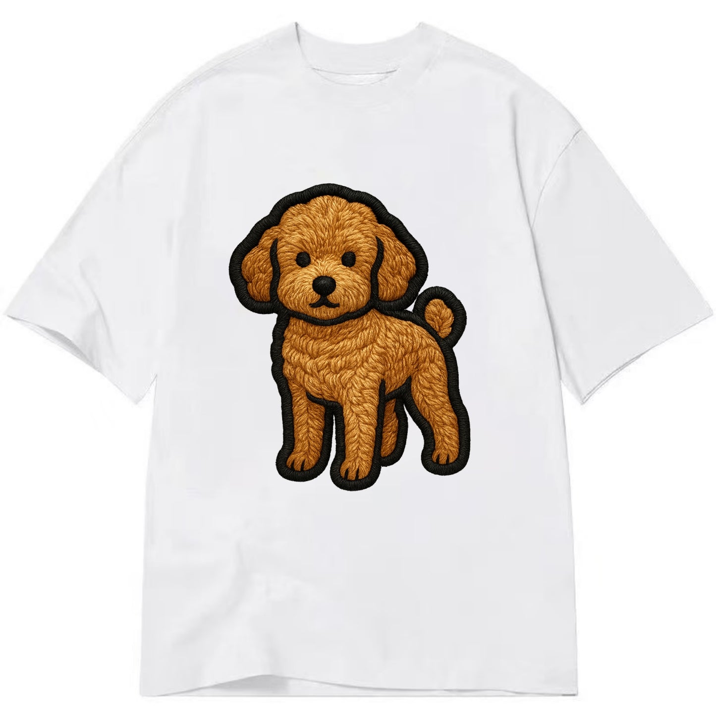 Toy Poodle - Trendy miniature design wit - Classic T-shirt - White