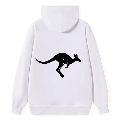Kangaroo leaping across outback - Classic Pullover Hoodie