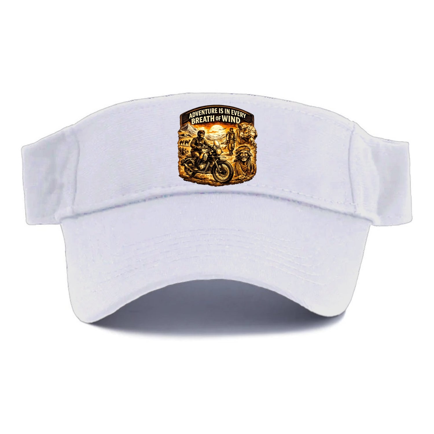 Adventure Vintage Rides - Visor - White
