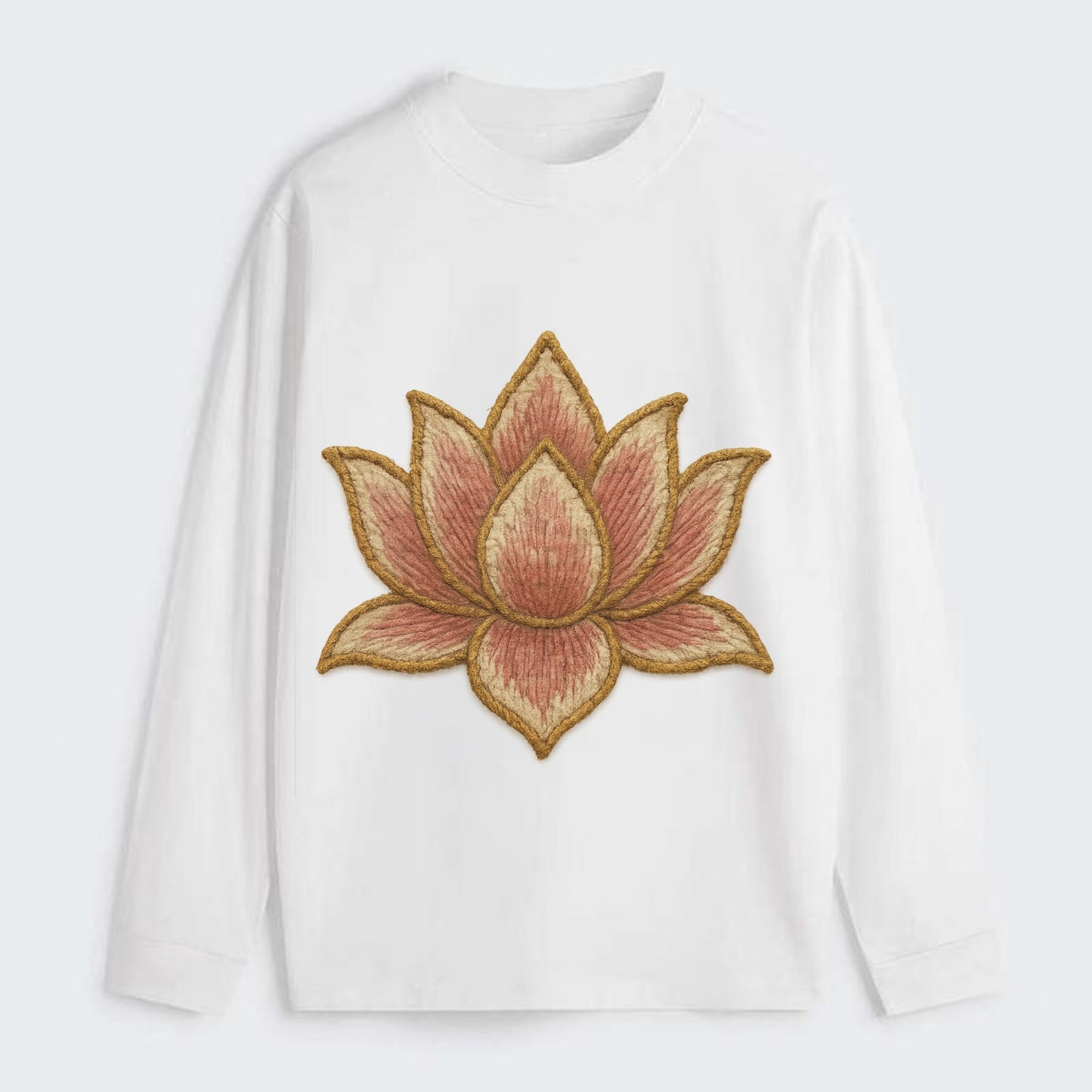Lotus Flower - Classic Long Sleeve Shirt - White