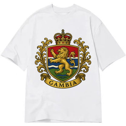 Gambia Heritage Badge  - Classic T-shirt - White