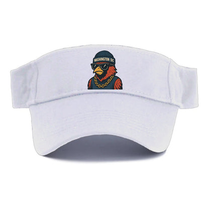 "cardinal" "washington Dc" "dc" "navy" "us East" - Visor - White