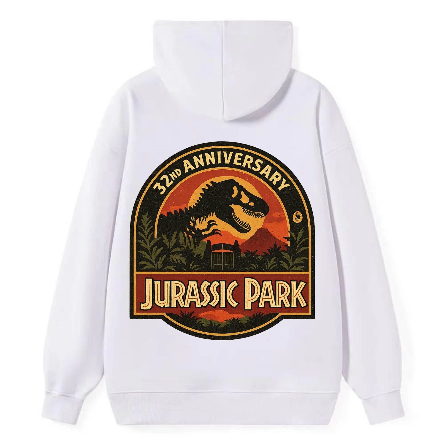 Jurassic Park 32nd Anniversary - Classic Pullover Hoodie - White