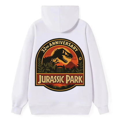 Jurassic Park 32nd Anniversary - Classic Pullover Hoodie - White
