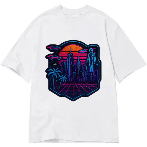 Cyberpunk City - Classic T-shirt